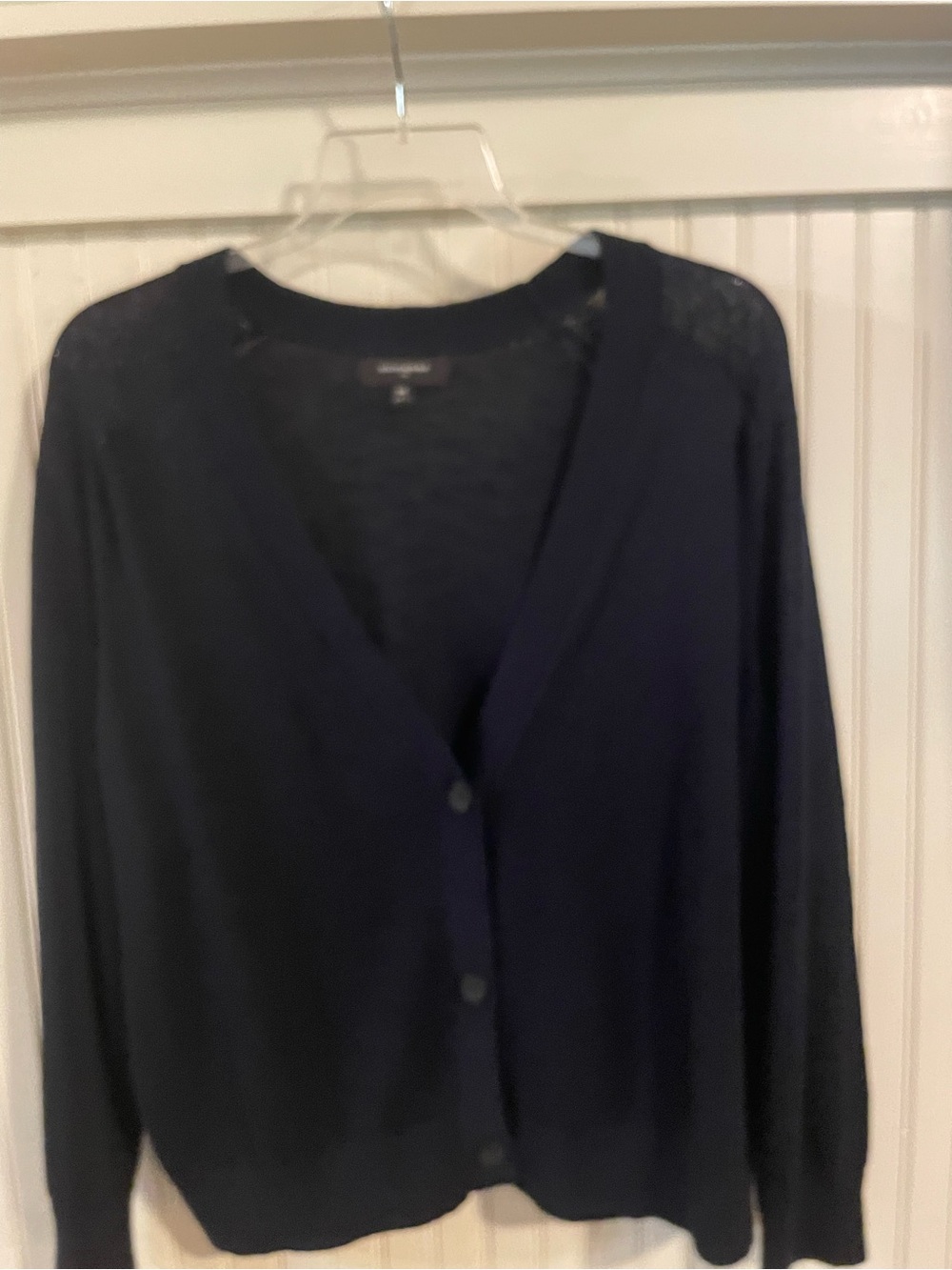 Banana Republic linen v Neck Button Cardigan Sweater
